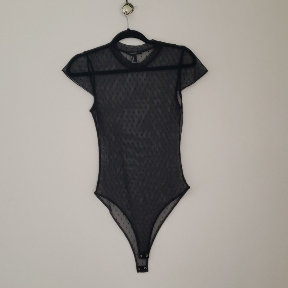 Bodysuit with diamond stitch